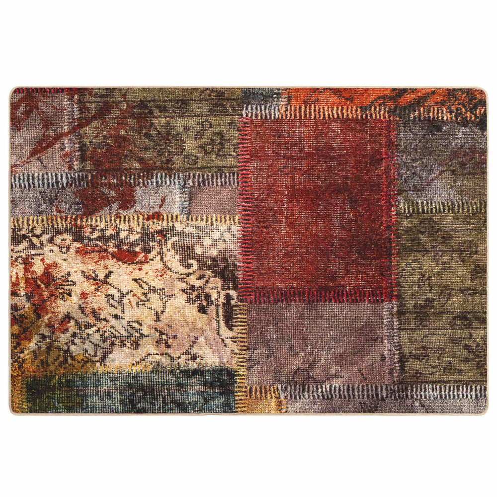 vidaXL Runner MARSA Multicolored 100 x 150 cm Polyester and PVC