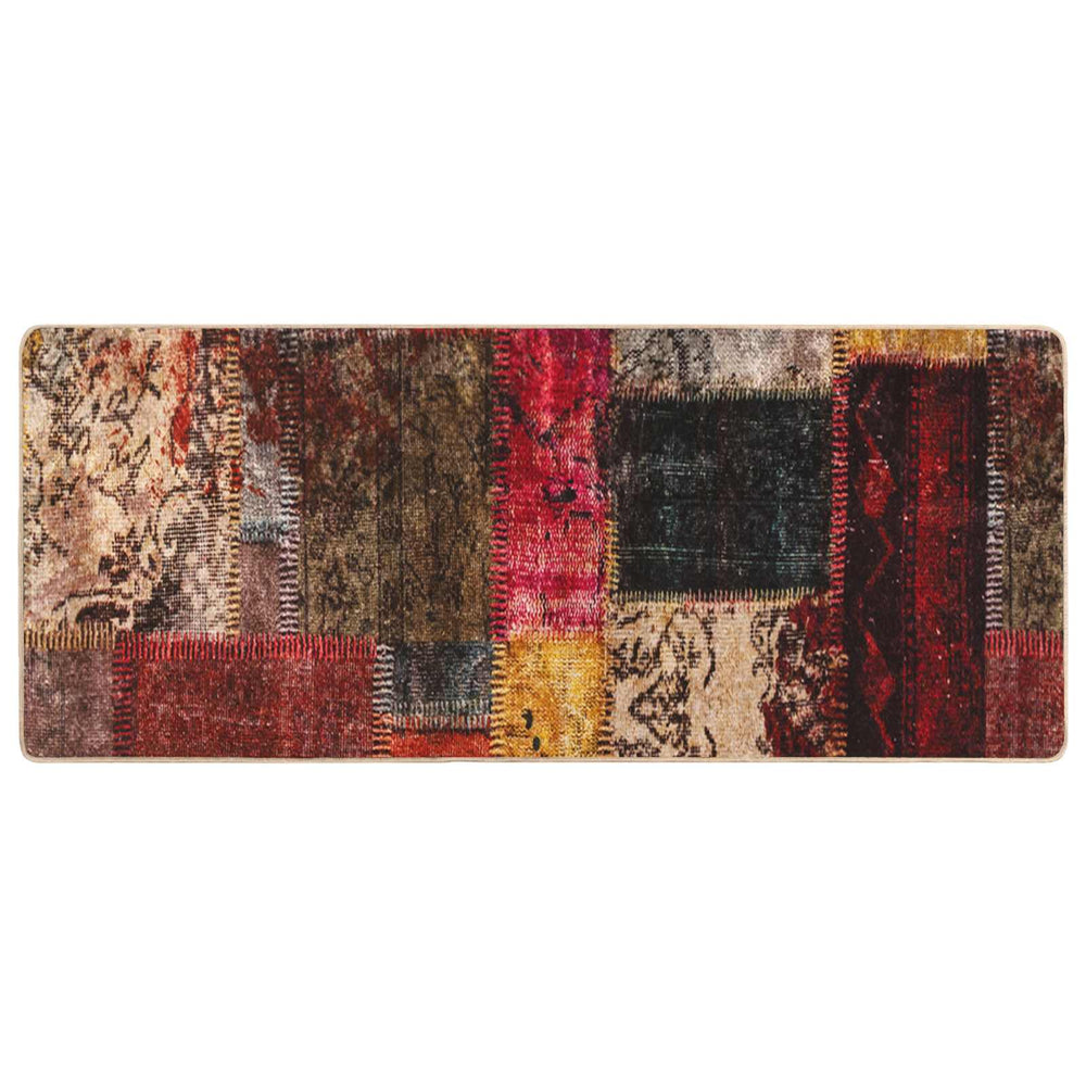 vidaXL Runner Rug MARSA Multicolored 100 x 200 cm Polyester and PVC