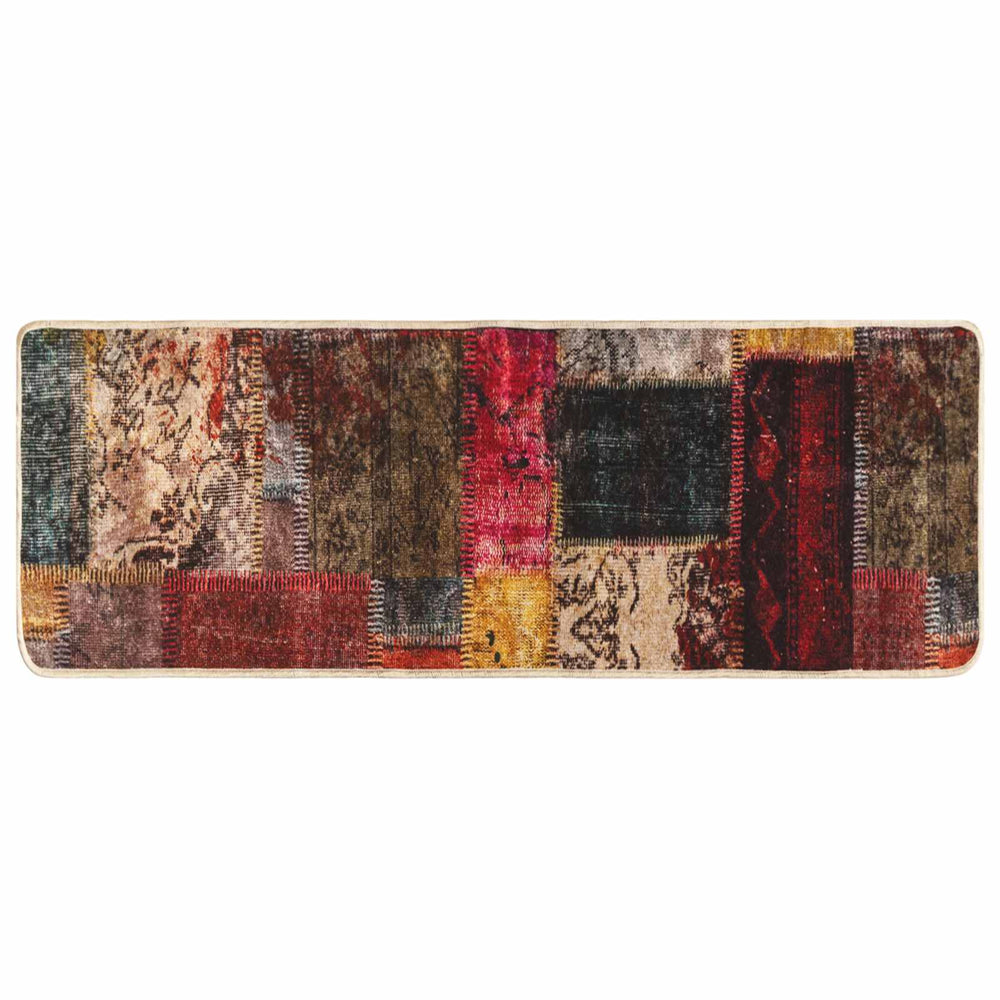 vidaXL Runner MARSA Multicolored 100 x 350 cm Polyester and PVC
