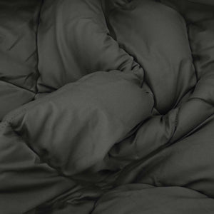 vidaXL Winter Duvet Anthracite 135 x 220 cm Microfiber