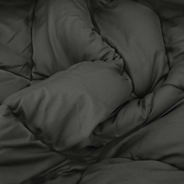 vidaXL Winter Duvet Anthracite 135 x 220 cm Microfiber