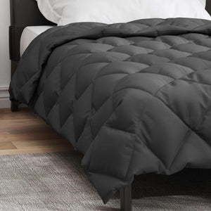 vidaXL Winter Duvet Anthracite 135 x 220 cm Microfiber