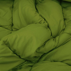 vidaXL Winter Duvet Green 140 x 220 cm Microfiber