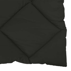 Schwarze Winterbettdecke 135x220 cm