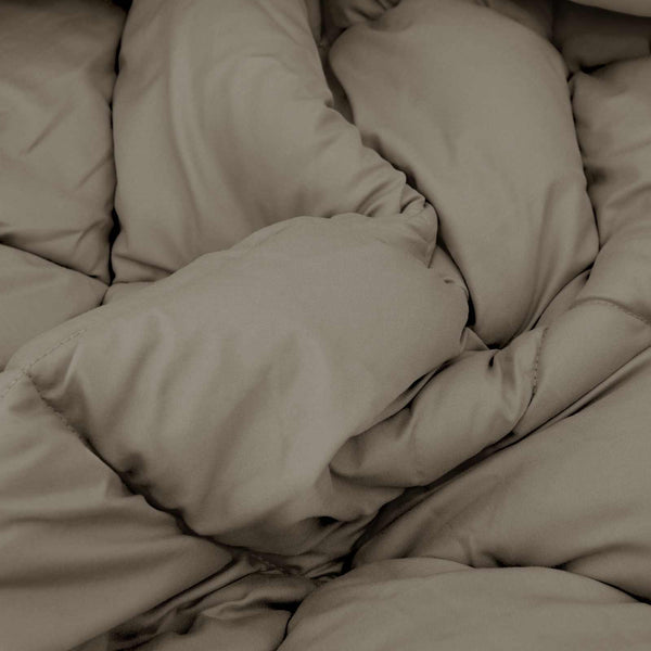 vidaXL Winter Duvet Light Grey 220 x 240 cm Microfiber