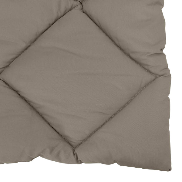 vidaXL Winter Duvet Light Grey 220 x 240 cm Microfiber