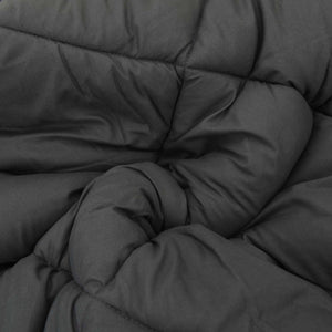 vidaXL Winter Duvet Light Grey and Anthracite 200 x 200 cm Microfiber