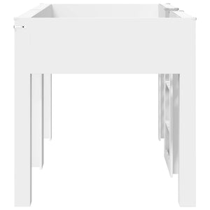 vidaXL Kids' Bunk Bed White 100 x 200 cm Engineered Wood