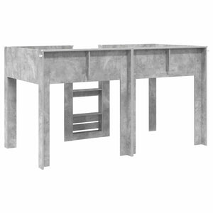 vidaXL Bunk Bed for Kids Concrete Grey 100 x 200 cm Engineered Wood