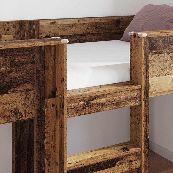 vidaXL Children's Bunk Bed Reclaimed Wood 100 x 200 cm Engineered Wood