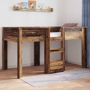 vidaXL Children's Bunk Bed Reclaimed Wood 100 x 200 cm Engineered Wood