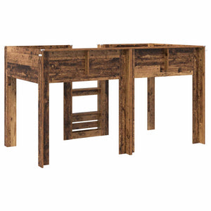 vidaXL Children's Bunk Bed Reclaimed Wood 100 x 200 cm Engineered Wood