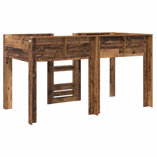 vidaXL Children's Bunk Bed Reclaimed Wood 100 x 200 cm Engineered Wood