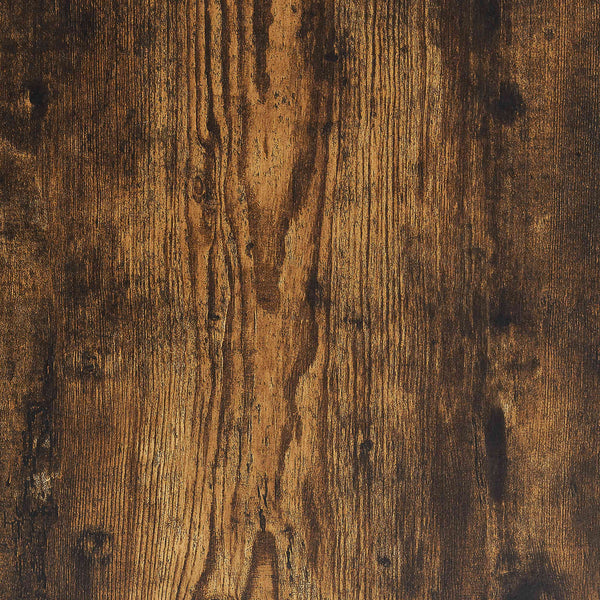 vidaXL Bed Frame Smoked Oak 160 x 200 cm Solid Pine Wood