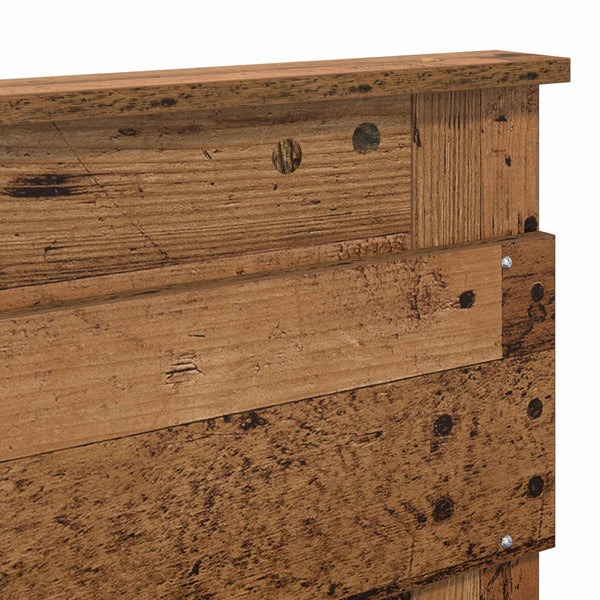 vidaXL Reclaimed Wood Bed Frame 150 x 200 cm Solid Pine Wood