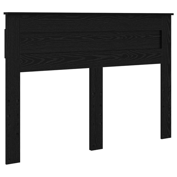 vidaXL Bed Frame Black 140 x 200 cm Solid Pine Wood