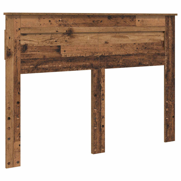 vidaXL Bed Frame Reclaimed Wood 140 x 190 cm Solid Pine Wood