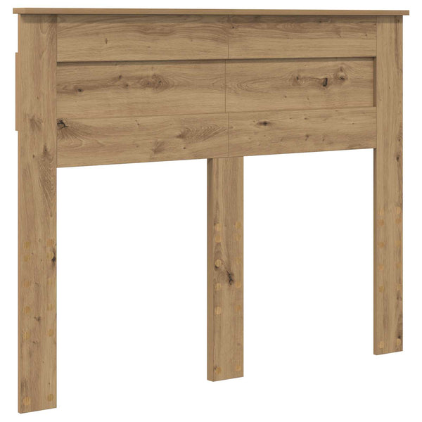 vidaXL Bed Frame with Headboard Craftsman Oak 120 x 190 cm