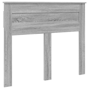 vidaXL Bed Frame Grey Sonoma 120 x 200 cm Solid Pine Wood