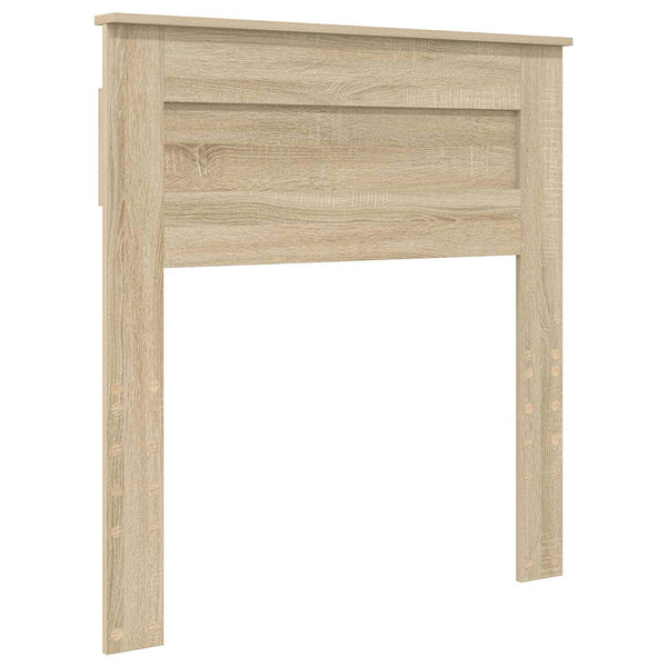 vidaXL Bed Frame Sonoma 100 x 200 cm Solid Pine Wood