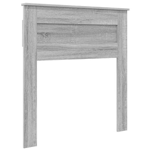 vidaXL Bed Frame Sonoma Grey 90 x 190 cm Solid Pine Wood