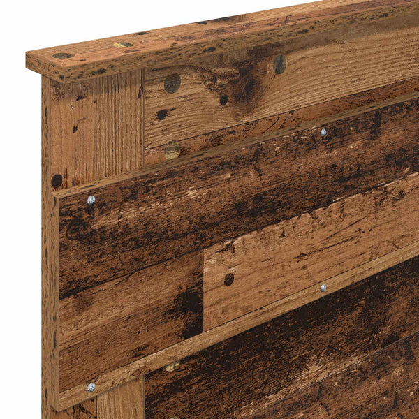 vidaXL Reclaimed Wood Bed Frame 90 x 200 cm Solid Pine Wood