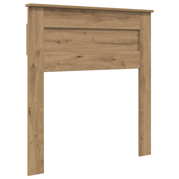 vidaXL Bed Frame Solid Craft Oak 90 x 200 cm Solid Pine Wood