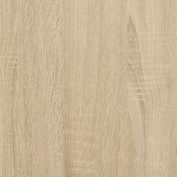 vidaXL Bed Frame Sonoma Oak 75 x 190 cm Solid Pine Wood