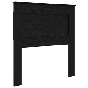 vidaXL Bed Frame Black 90 x 200 cm Solid Pine Wood