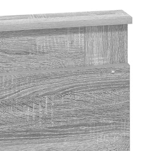 vidaXL Bed Frame with Drawers and Headboard Engineered Wood