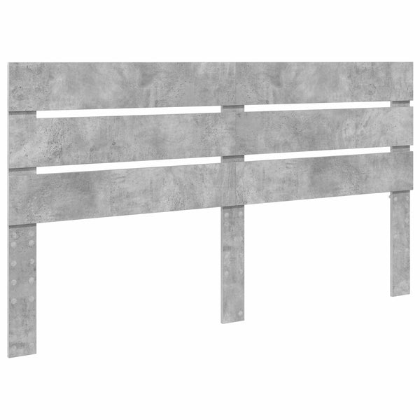 vidaXL Bed Frame with Drawers Concrete Grey 160 x 200 cm Engineered Wood