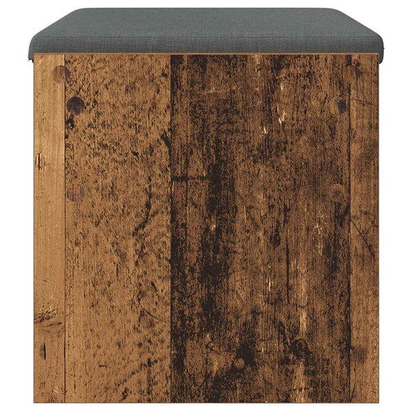 vidaXL Hall Bench with Cushion Reclaimed Wood 63 x 38 x 40 cm