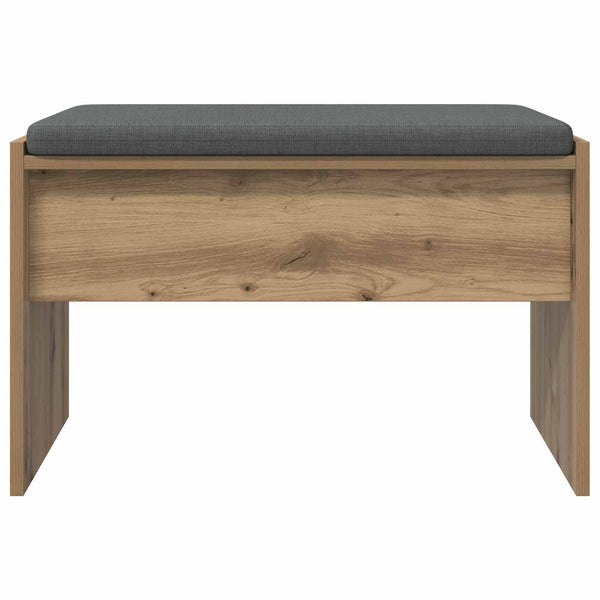 vidaXL Hallway Bench with Cushions Artisan Oak 63 x 38 x 40 cm