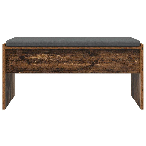 vidaXL Hallway Bench with Cushion Reclaimed Wood 83 x 38 x 40 cm