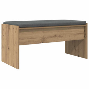 vidaXL Hallway Bench with Cushions Artisan Oak 83 x 38 x 40 cm