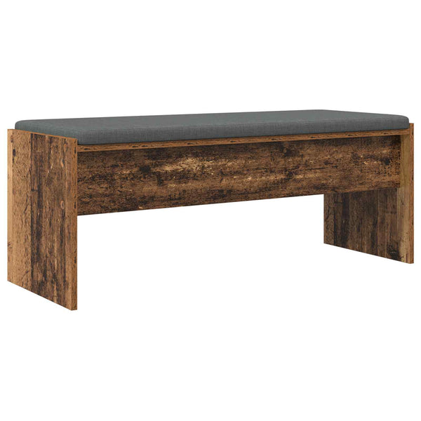 vidaXL Hall Bench with Cushion Reclaimed Wood 103 x 38 x 40 cm