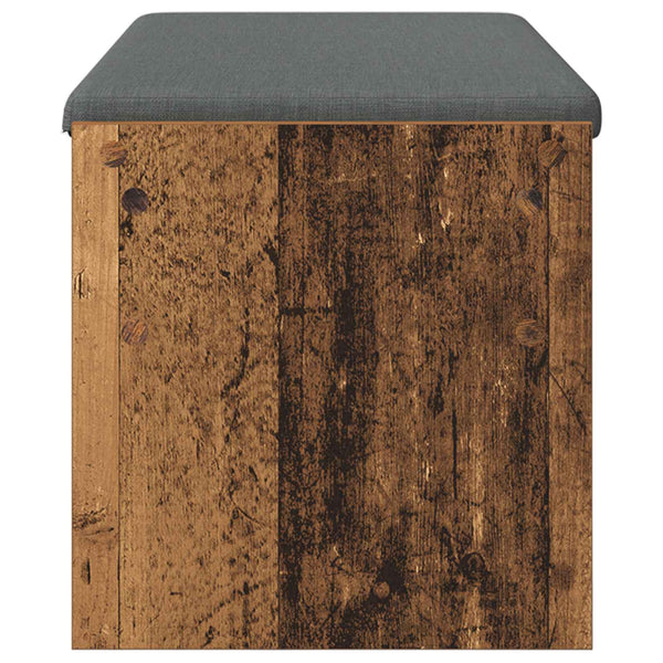 vidaXL Hall Bench with Cushion Reclaimed Wood 103 x 38 x 40 cm