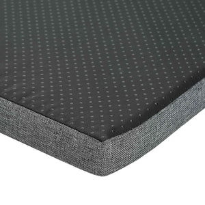Flurbank mit Kissen und Regal, Schwarze Eiche