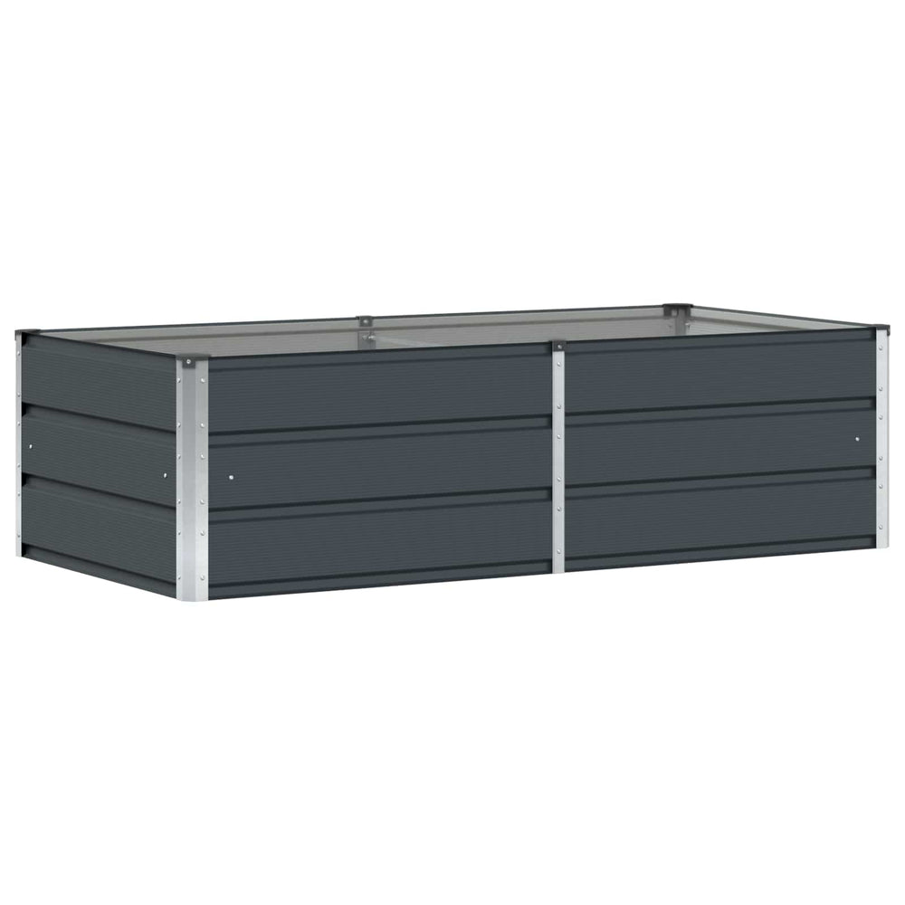 vidaXL Raised Garden Bed Anthracite 160 x 80 x 45 cm Steel