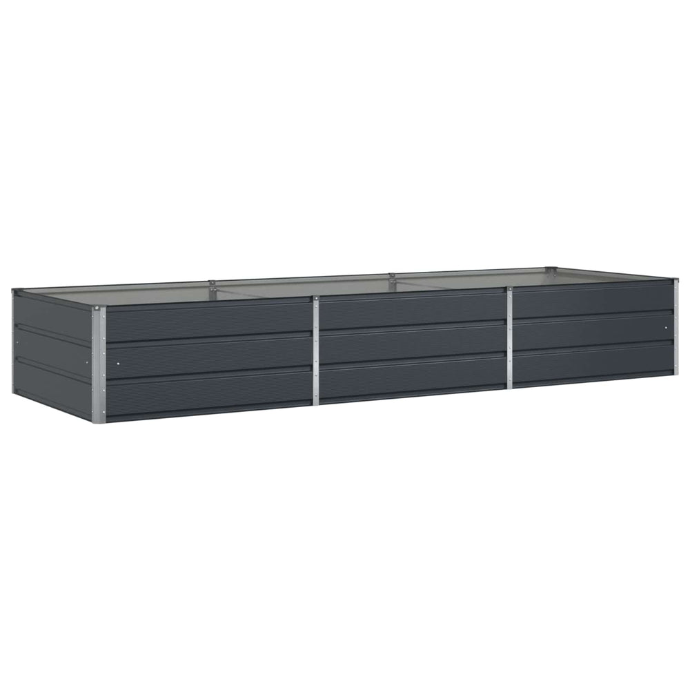 vidaXL Planter Anthracite 290 x 100 x 45 cm Galvanized Steel