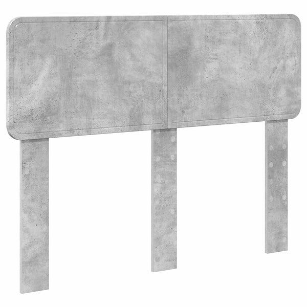 vidaXL Bed Frame with Drawers Concrete Grey 135 x 190 cm Engineered Wood