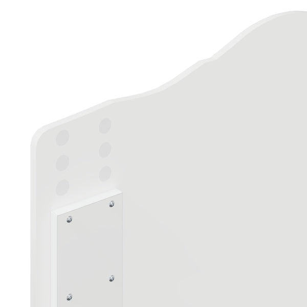 vidaXL Storage Bed with Headboard White 70 x 190 cm Engineered Wood