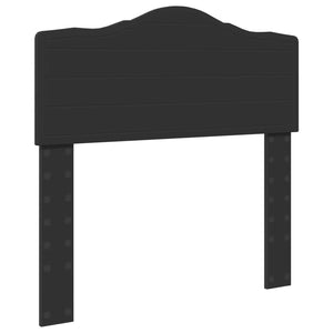 vidaXL Storage Bed Black 70 x 190 cm Engineered Wood