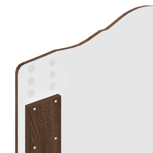vidaXL Storage Bed Brown Oak-Effect 70 x 190 cm Engineered Wood