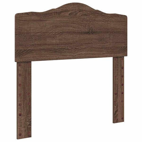 vidaXL Storage Bed Brown Oak-Effect 70 x 190 cm Engineered Wood