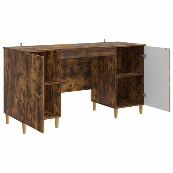 Schreibtisch Geräucherte Eiche 142,5 cm