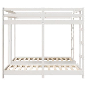 Dreifach Etagenbett 160x200 cm Weiß