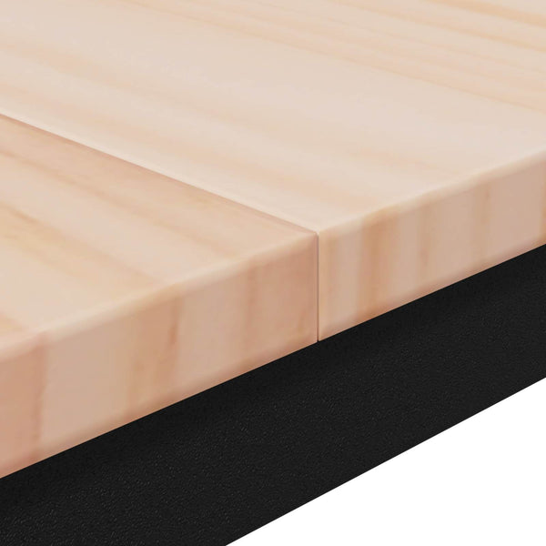 vidaXL Bar Table Natural 60 x 60 x 105 cm Solid Pine Wood