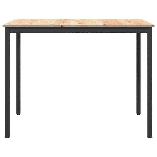 vidaXL Bar Table Natural 140 x 80 x 105 cm Solid Pine Wood