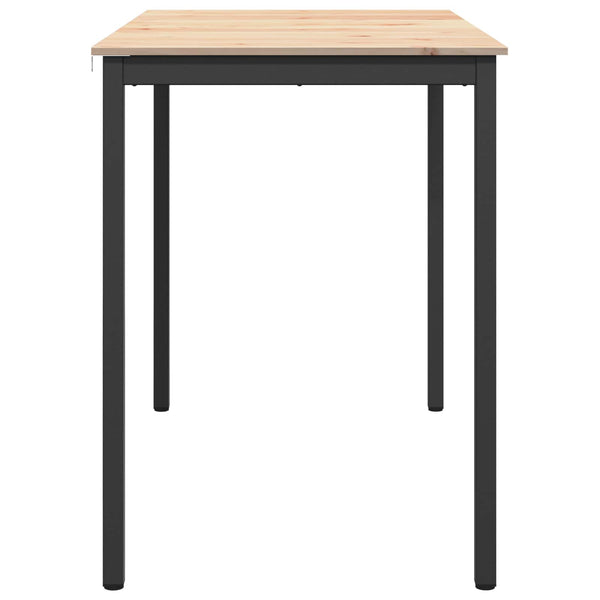 vidaXL Bar Table Natural 140 x 80 x 105 cm Solid Pine Wood